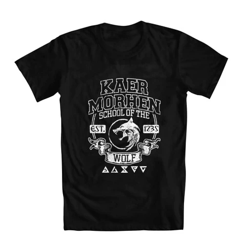 GEEK TEEZ School of The Wolf Men's T-Shirt
