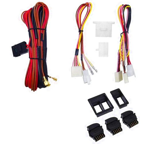 Vehjunc Universal Power Window Switch Kits Set for 2 Doors with Wiring Harness Switch Holder