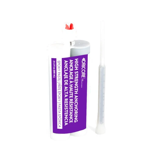 DRICORE PRO Concrete Repair High Strength Anchoring Epoxy Paste | Fast Curing, Extra Strong - For Repairing Cracks and Signs of Cracking in Foundations, Walls, Basements, Pools, Concrete, Cement, More