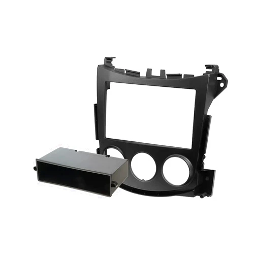 Scosche NN1665B Double DIN or Single DIN with Pocket Radio Install Dash Kit Compatible with Select 2009-19 Non-NAV Nissan 370Z - Aftermarket Car Stereo Installation Kit - See Guide Image for Vehicles