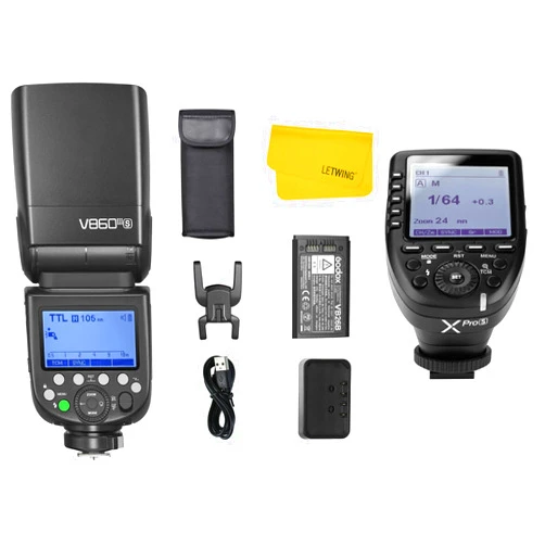 Godox V860III-S Camera Flash Speedlight for Sony, 2.4G 1/8000S HSS Flash Speedlite with Godox XPro-S TTL Wireless Flash Trigger Compatible for Sony Camera, 2600mAh Li-ion Battery, 1.5s Recycle Time