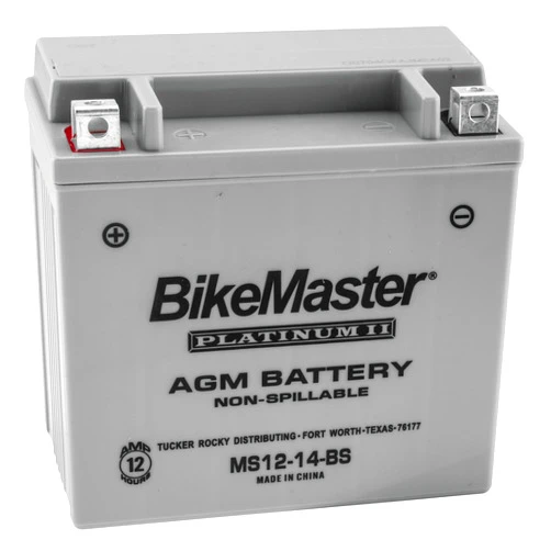 BikeMaster Platinum Batteries MS12-14-BS