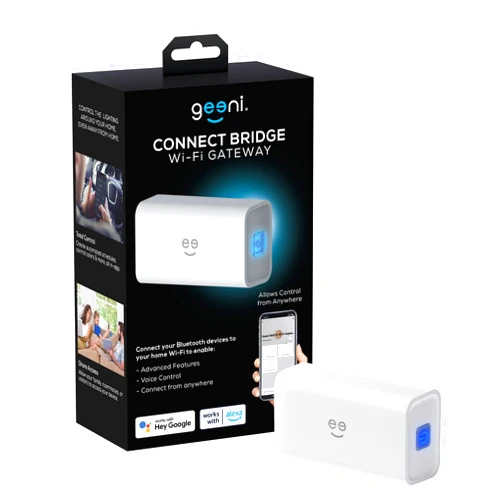 Geeni Connect Bridge Smart Home Hub - WiFi Bluetooth Bridge Gateway Hub - Works with Smart Life App and Tuya, Voice Control, Compatible with Alexa and Google Home Assistant