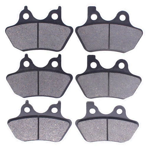 MOTOKU Front and Rear Brake Pads for Harley Electra Glide Road King Dyna Sportster XL1200 XL883 Heritage Softail Fat Boy Night Train Vrod