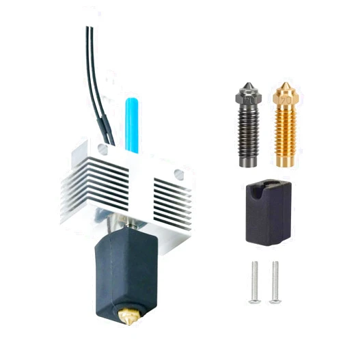 HzdaDeve Hotend for Elegoo Neptune 4 Plus/Neptune 4 Max Ceramic Print Head Extruder Hot End Kit Heater Block Heat Cartridge Thermistor with Extra 1PC Hardness Nozzle 1PC Brass Nozzle 1PC Silicone Sock