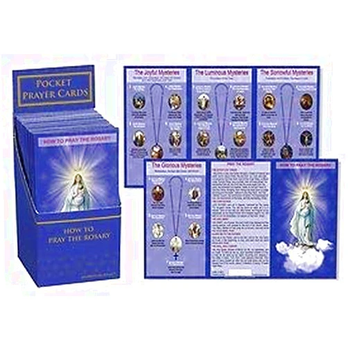Catholic.christianbrands Pray Rosary Trifld Disp 48pk
