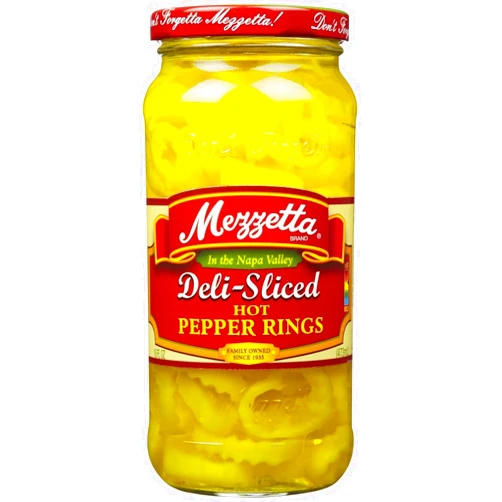 Mezzetta: Deli-Sliced Hot Pepper Rings 16 Oz (Pack of 2)