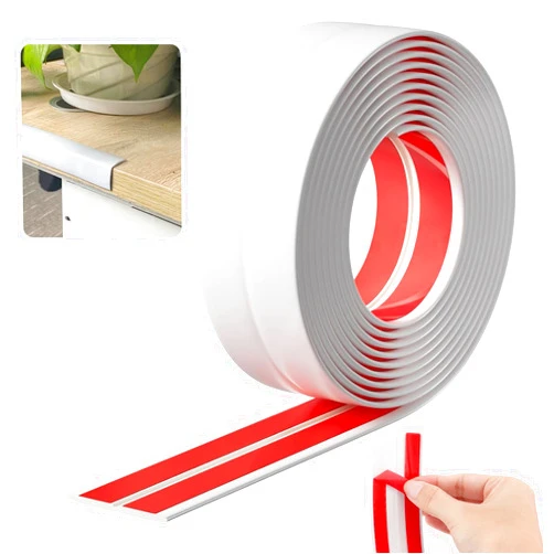 Astrallgn Flexible Wall Corner Protector Trim Molding,Peel and Stick Molding 90° Inside & Outside Corner Guards Peel and Stick Trim for Tile and Wall Edges Gaps,Furniture and Wall Repair (1.6 inch * 19.68 Feet)