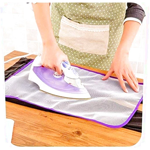 Prostuff.in Prostuff Ironing Pad Protective Insulation Scorch Mesh Cloth, Pressing Cloth for Easy Ironing (58cm x 40 cm