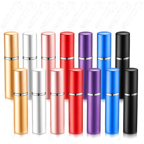 Boao 14 Pieces Travel Perfume Mini Refillable Spray Perfume Bottle Portable Perfume Bottle with 10 Pieces Perfume Refill Pump Perfume Dispenser Pump Transfer Tool for Outgoing (10ml)