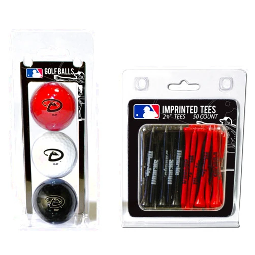 Team Golf MLB Logo Imprinted Golf Balls (3 Count) & 2-3/4