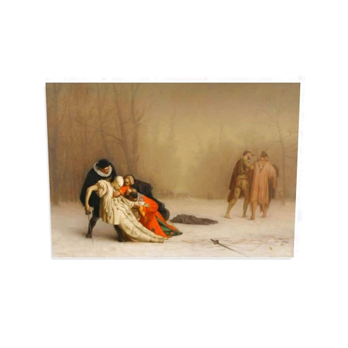 Generic Duel after A Masked Ball-Jean Leon Gerome Canvas Art Poster And Wall Art Picture Print Modern Family Bedroom Decor Posters 08x12inch(20x30cm)