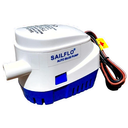 SAILFLO Automatic Submersible Boat Bilge Water Pump 12v Auto with Float Switch (750 GPH)