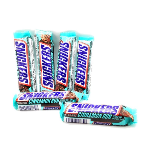 Generic Snickers cinnamon bun 1.5 oz, pack of 6