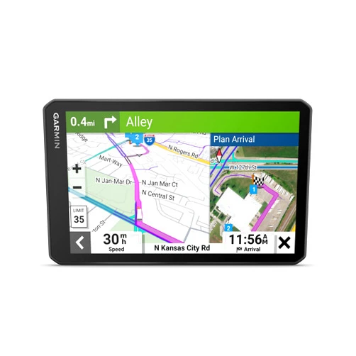 Garmin dezl OTR710, Large, Easy-to-Read 7” GPS Truck Navigator, Custom Truck Routing, High-Resolution Birdseye Satellite Imagery, Directory of Truck & Trailer Services (Renewed)