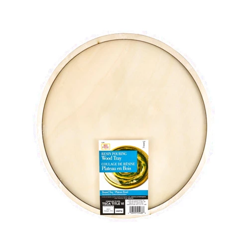 Mod Podge, Round Wood Tray, 12