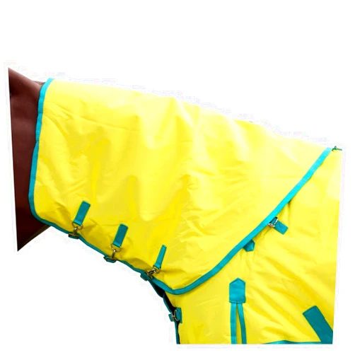 HILASON 1200D Winter Waterproof Poly Turnout Horse Hood Neck Cover Yellow
