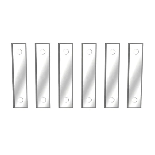 DONGGUA 39.5×12×1.5mm Carbide Insert Cutter Blades 4 Cut Edges for Paint Scraper Woodworking Planer Router Bits with Cutterhead 10pcs