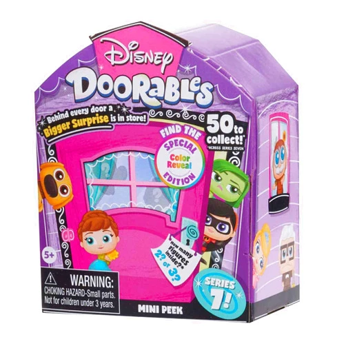 DOORABLES JP Disney Doorables JPL44504 Disney Doorables Mini Peek Series 6 in CDU, Multi Colour