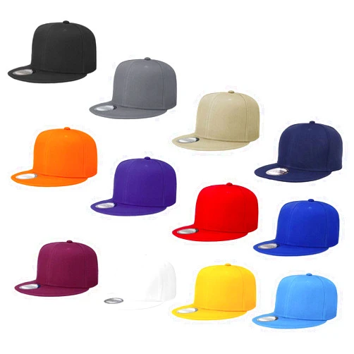 Falari Wholesale 12 Pack Snapback Hat Cap Hip Hop Style Flat Bill Blank Solid Color Adjustable Size