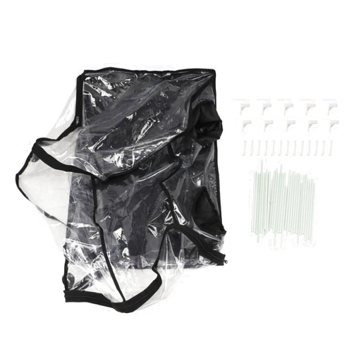 Yosoo Mycology Still Air Box Kit, Mushroom Planting Bag Tent Mycology Planting Tent Water Proof Insulation Growth Fume Hood with Transparent Window, for Efficient Cultivation