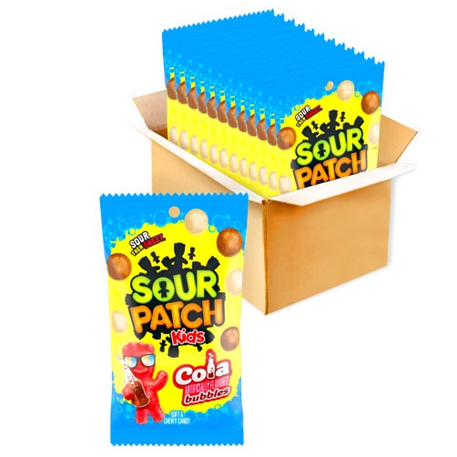 SOUR PATCH KIDS Cola Flavored Bubbles Soft & Chewy Candy, 12 - 8.02 oz Bags