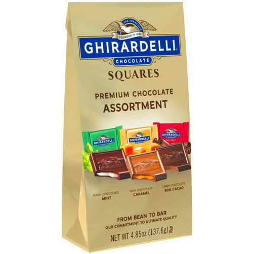 Ghirardelli Chocolate Company Ghirardelli Assorted Chocolate Squares 4.85oz Gift Bag