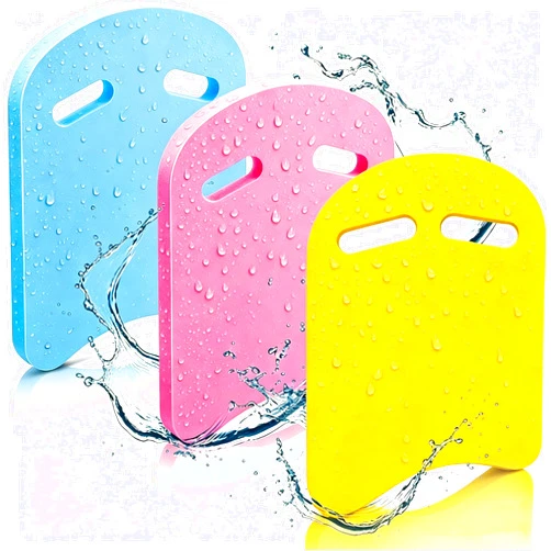 Generic 3 Pcs Swimming Kickboard for Kids Swim Training Aid Kickboard with Handrail Hole Kick Boards for Children Swimming Pool Board Auxiliary Equipment for Exercise Toddler Beach Summer