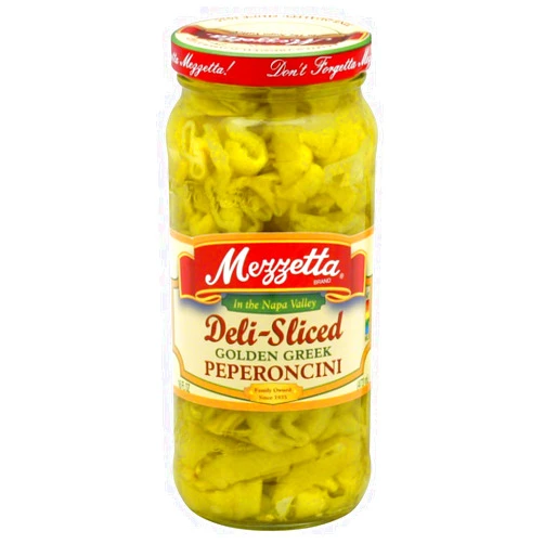 Mezzetta Pepperoncini Gldn Slc, 16 Oz (Pack Of 6)