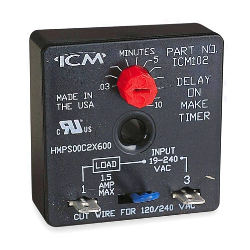 ICM Relay, Time Delay - ICM102, Pack of 2