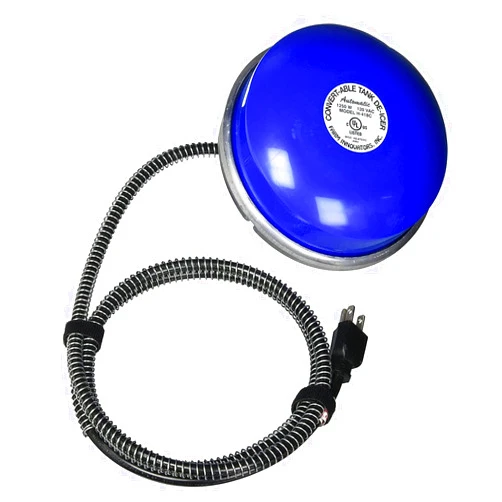 Farm Innovators H-418C Cast Aluminum 1250 Watt Convert-Able Floating and Submergible Tank De-Icer with Chew Proof Cord and Self Regulating Thermostat