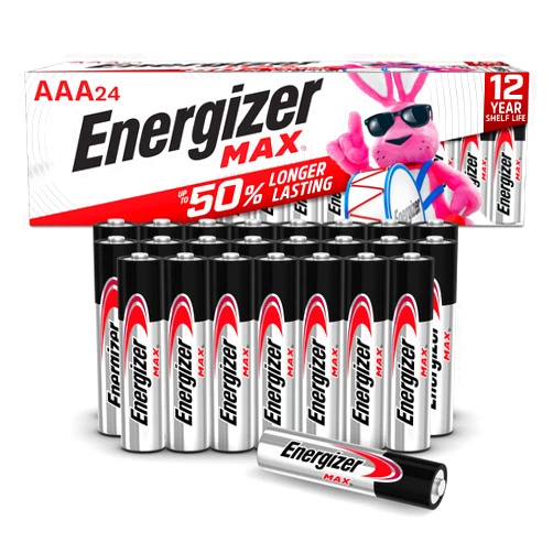 Energizer AAA Batteries, Max Triple A Max Battery Alkaline, 24 Count