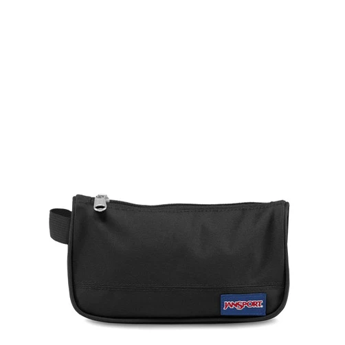 JanSport Medium Accessory Pouch, Secure Storage Space for Pens, Power Cords, Pencil Case, Ideal For Everyday Essentials - Black