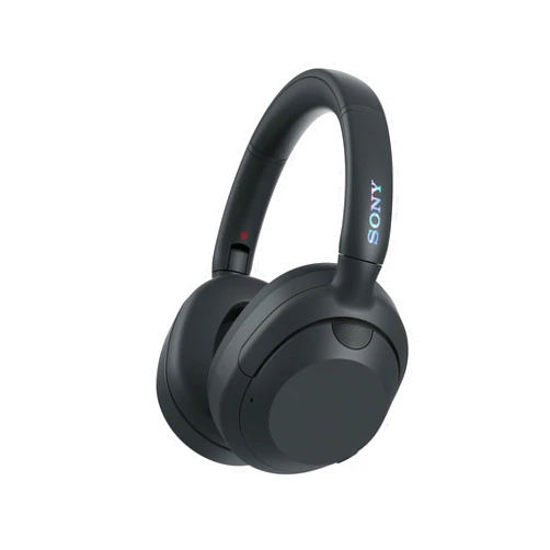 Sony ULT WEAR Over-Ear Headphones, Noise Cancelling Headphones Bluetooth Made with Recycled Plastic Material, Unique Thermo-Foaming Design, Swivel Fold Design, Headphones Noise Cancelling (Black)