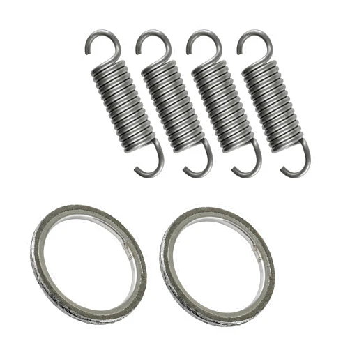 Caltric Muffler Pipe Manifold Gasket and Springs Kit Compatible with Can-Am Outlander 650 2006 2007 2008