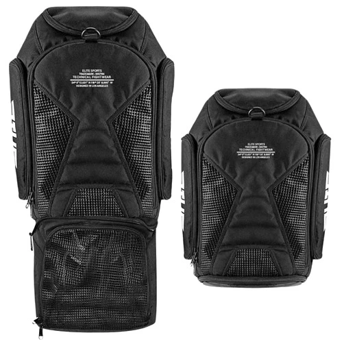Elite Sports Jiu Jitsu BJJ Jaco Expandable Gym Duffel Backpack Bag for MMA, BJJ, Jiu Jitsu, Boxing Gear, Duffel Athletic Bag
