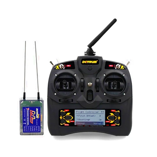 ECHOBBY Dynam Detrum GAVIN-6C Transmitter with RXC7 Receiver for RC Airplane Helicopter Multi-Copter Drone (Mode 1 (Right Hand Throttle))