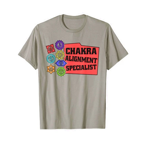 Yoga Damen Zubehör Set Geschenke für Anfänger Yogi Chakra Alignment Specialist Kundalini Ashtanga Yoga T-Shirt