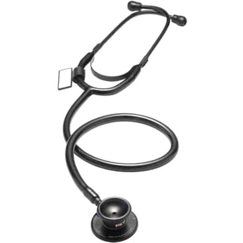 MDF Instruments, Dual Head Lightweight Stethoscope - All Black (MDF747-BO)