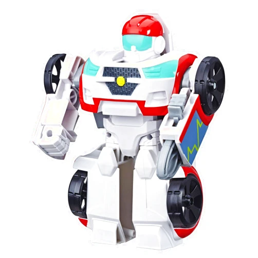 Transformers Playskool Heroes Rescue Bots Academy Medix The Doc-Bot Converting Toy Robot, 6-Inch Action Figure