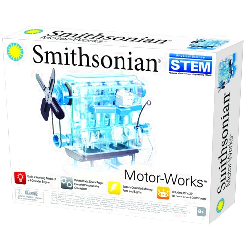 Smithsonian Motor-Works Blue, 15.0x11.0x2.0