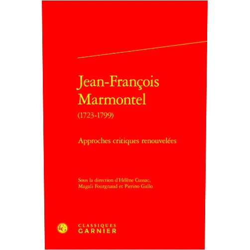 French Edition by Unknown Author (Author) Jean-François Marmontel: Approches critiques renouvelées
