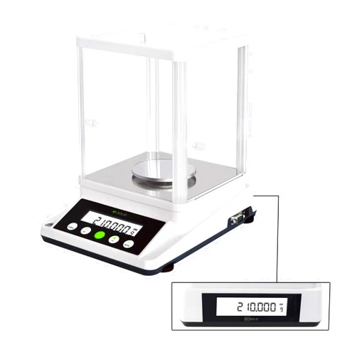 U.S. SOLID 0.001 g Precision Balance - Digital Analytical Lab Scale - Electronic High Precision 1 mg Accuracy Balance with 2 LCD Screens - 210 g / 0.001g