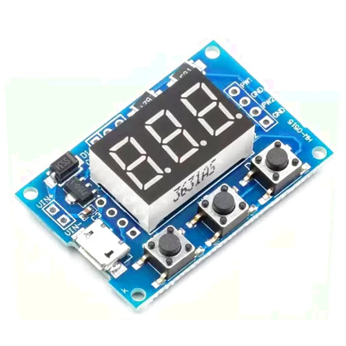 DUTTY 2-Way PWM Pulse Frequency Duty Cycle Adjustable Module Square Wave Rectangular Wave Signal Generator Stepper Motor Drive