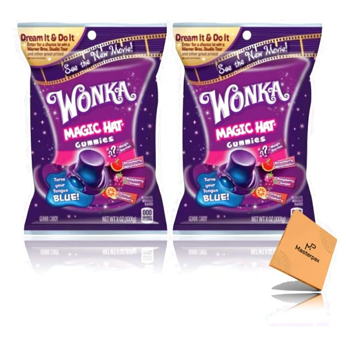 Masterpax Wonka Magic Hat Gummies 4 oz. PEG (2-Pack)