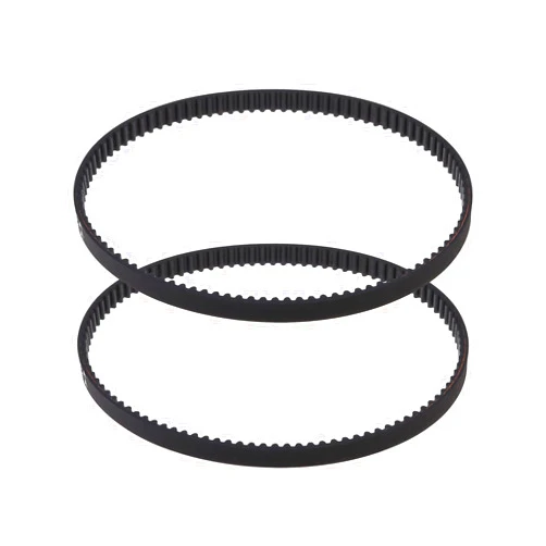 The Lord of the Tools 2PCS Rubber Drive Belt Compatible with Makita 9910 9911 Sander Replacement Closed Loop Belt 6mm Width 300mm Circumference 3mm Tooth Pitch Black 300-3M-6