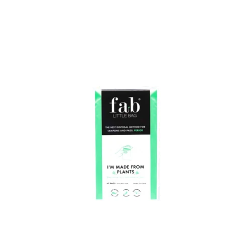 Fab Little Bag Starter Plus Pack - 45 Sanitary Disposal Bags Plus Recyclable Refill Pack for Out and About (45 Pack)