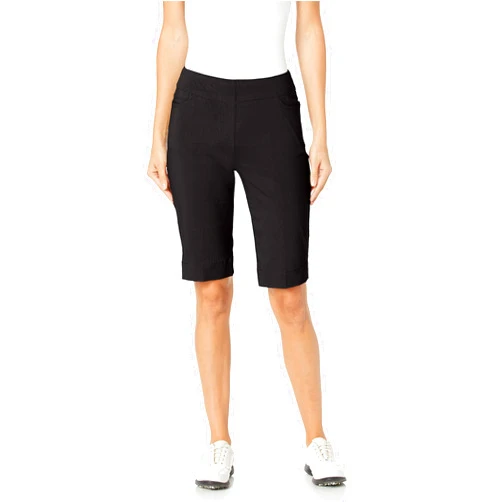 SLIM-SATION Women's Golf Wide Band Pull On Short with Real Pockets