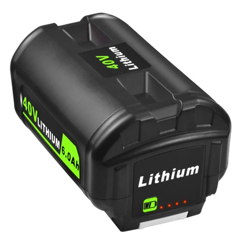 Worthmah OP4060A 6.0Ah 40V Battery Replacement for Ryobi 40V Battery OP4020A OP4040A1 OP4050 OP4060A Compatible with Ryobi 40v Lawn Mower and Ryobi 40V Tools RY40480 RY401140 RY40290