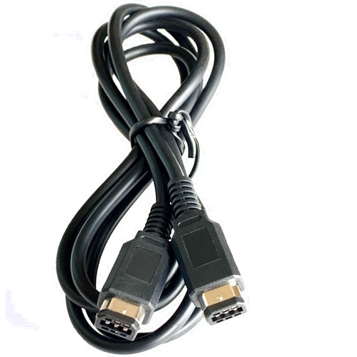 BUHCUWQB GBC Link Cable,3.9FT 2 Player Link Cable Compatible/Replacemen for Nintendo Gameboy Color/Pocket/Light,Black